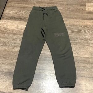 Essentials Kids Joggers - Dark Green